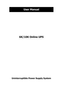 PowerMust 6048,10800 Online LCD RM User Manual
