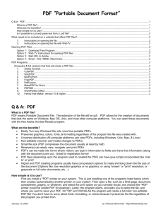 PDF “Portable Document Format”