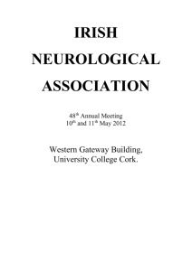 irish neurological association - Irish Institute of Clinical Neuroscience