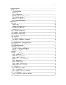 Phase Converter Simulator - Department of Electrical Engineering