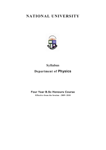 Physics-part2 - National University