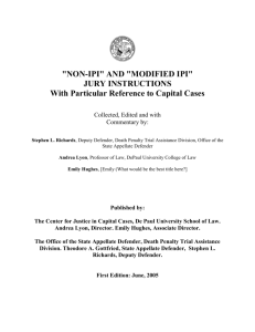 Non-IPI and Modified IPI Jury Instructions