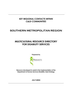 SMR Disability Directory