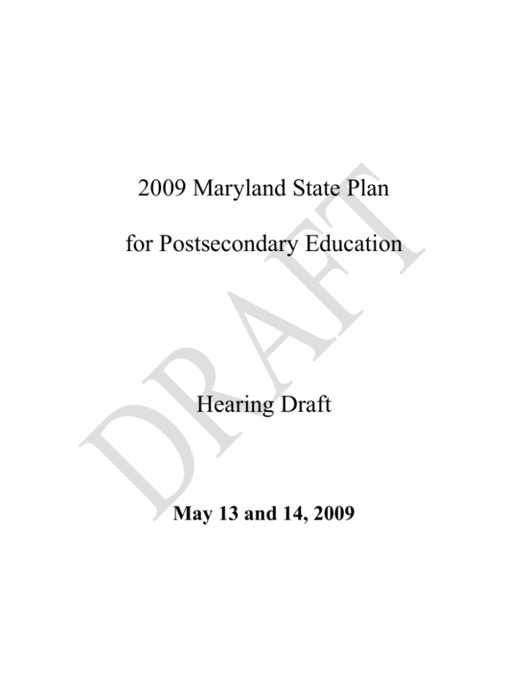 DOC - Maryland Higher Education Commission