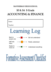 accounting and finance formative assessment