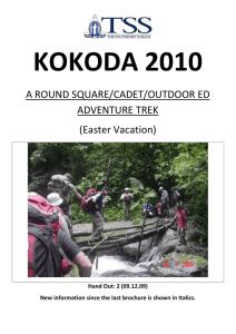Kokoda 2010 - Brochure 2 (9.12.09)