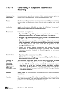 Financial Reporting Directions Template