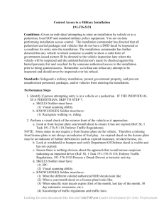 Control Access to a Military Installation 191-376