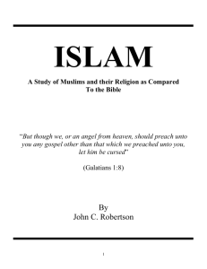A Study of Islam - Floral Heights Church of Christ