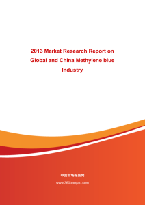 2013 Market Research Report on Global and China Methylene blue