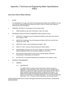 Appendix J Technical and Engineering Meter Specifications (E&G)