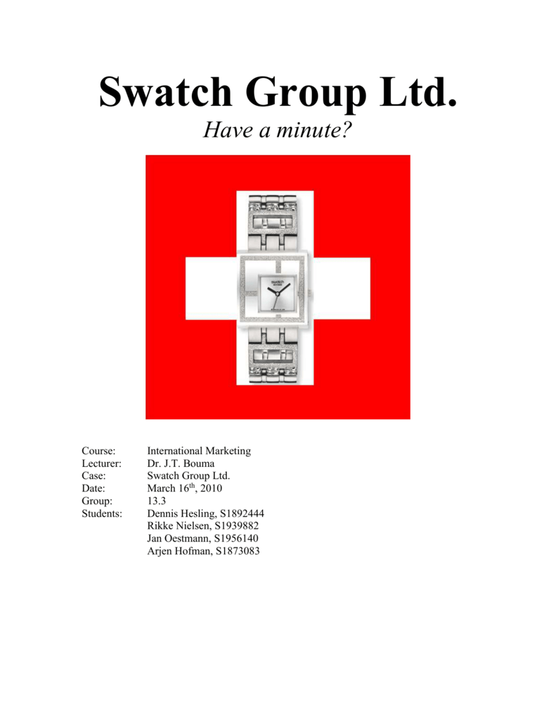 the swatch group research and development ltd