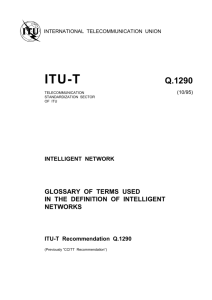 ITU-T Recommendation Q.1290
