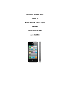 IPhone 4S Consumer Audit