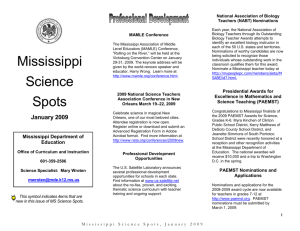 Brochure - Mississippi Department of Education