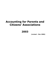 P&C Accounting Manual - 2003