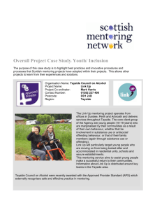 Overall Project Case Study: Youth/ Inclusion The purpose of this