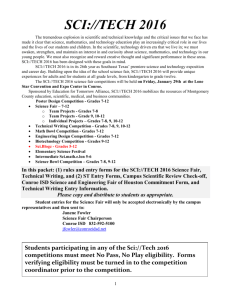 ST 2016 Packet - McCullough Junior High