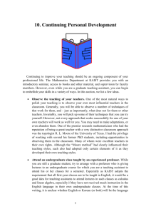 Some Hints for Giving Mathematics Presentations at