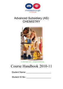 AS chem Handbook 2010-11 (new window)