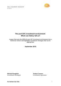 Part C - Investment markets and banking crises