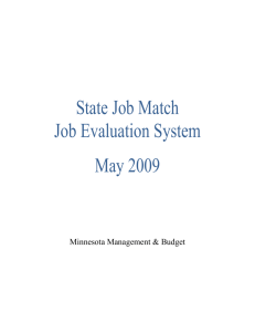 Sample of State Job Matches by Know