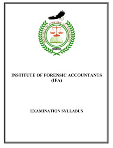 ifa students syllabus