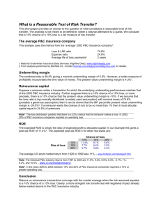 What is a Reasonable Test of Risk Transfer