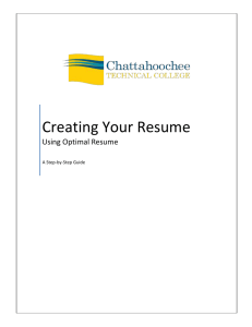 K. Spellchecking Your Resume - Chattahoochee Technical College