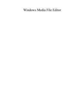 Windows Media File Editor