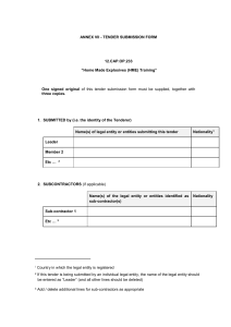 08. Template Tender Submission Form