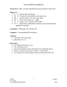 Lesson 1: Basic car/truck identification and associated