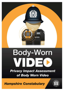 to view the Hampshire Constabulary BWV Privacy Impact Assessment.