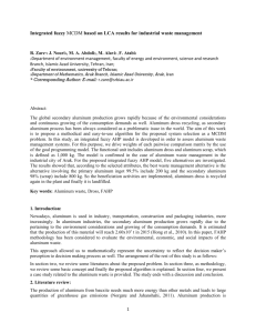 Integrated fuzzy MCDM based on LCA results for industrial waste