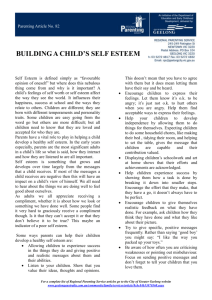 82 Building a child's self esteem