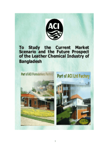 3.0.1The Leather Industry in Bangladesh