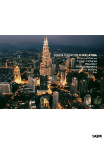 Doing Business in Malaysia 2012