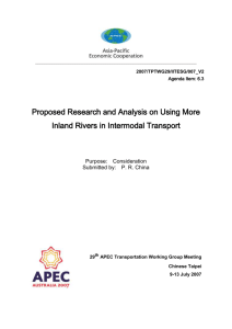 Proposed Research and Analysis on Using More Inland Rivers in