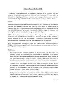 NPS - SBI Pension Funds Pvt. Ltd.