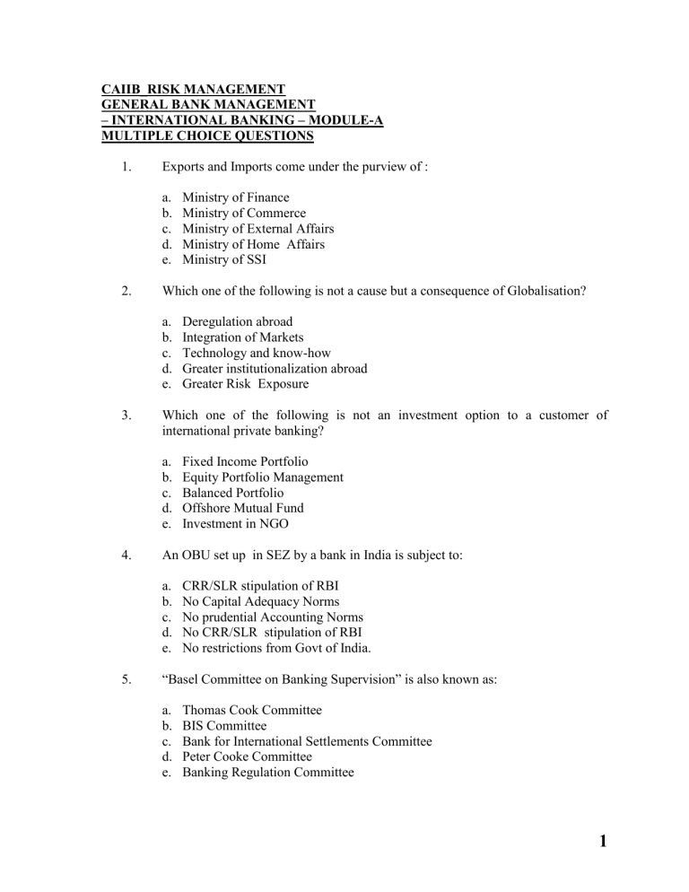 banking case study questions and answers pdf