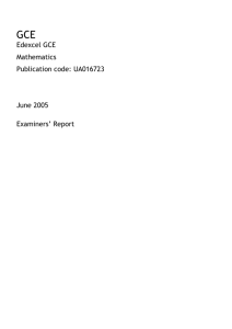 1517_24 GCE Subject Report June 2005