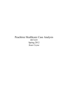 Peachtree Healthcare Case Analysis
