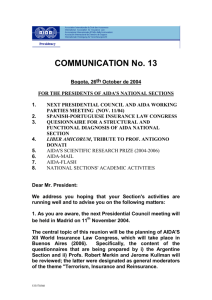 Communication No.13 (dated 26/10/04)