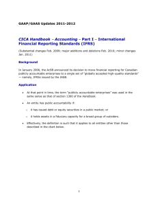 CICA Handbook – Assurance – Part I