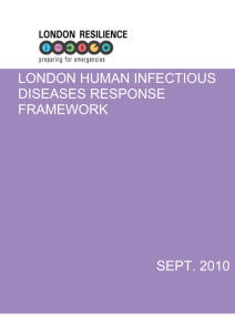 Human Infectious Diseases Response Framework