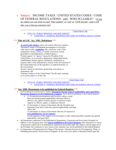 IRS Section 6001 and all Parallel Sections