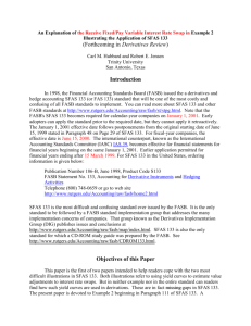 An Explanation of Example 2 Illustrating the Application of SFAS 133