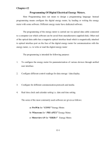 Chapter-12 Programming of Electrical Energy Meters