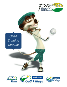 CCM & Customer Care Agents - Welcome to Pro Range (Pty) Ltd