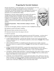 Socratic Seminar question guide